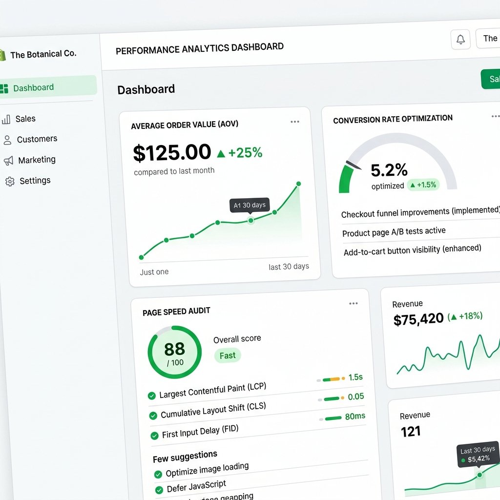 Shopify E-commerce Development Mockup